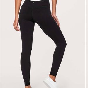 NWT Lululemon Align High Rise Full Length Pant 28” Black Nulu Fabric Size 10